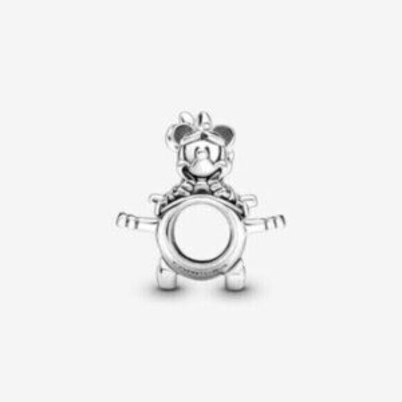 Pandora Disney Mickey Mouse & Minnie Mouse Airplane Charm - Picture 3 of 4